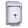 GLR341NT-EN STI White Indoor/Outdoor Low Profile Flush Mount w/ Sound Key-to-Reset Push Button with No Text Label English