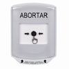 GLR3A1AB-ES STI White Indoor Only Shield w/ Sound Key-to-Reset Push Button with ABORT Label Spanish