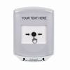 GLR3A1ZA-EN STI White Indoor Only Shield w/ Sound Key-to-Reset Push Button with Non-Returnable Custom Text Label English