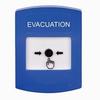 GLR401EV-EN STI Blue Indoor Only No Cover Key-to-Reset Push Button with EVACUATION Label English