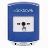 GLR421LD-EN STI Blue Indoor Only Shield Key-to-Reset Push Button with LOCKDOWN Label English