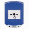 GLR421NT-EN STI Blue Indoor Only Shield Key-to-Reset Push Button with No Text Label English
