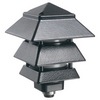 GPP60LB Arlington Industries Pagoda-Style Landscape Light Fixtures Black