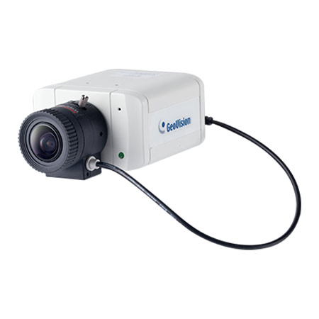 GV-BX8700-FD Geovision 3.6~10mm Varifocal 30FPS @ 8MP Indoor Day/Night WDR Box IP Security Camera 12VDC/PoE