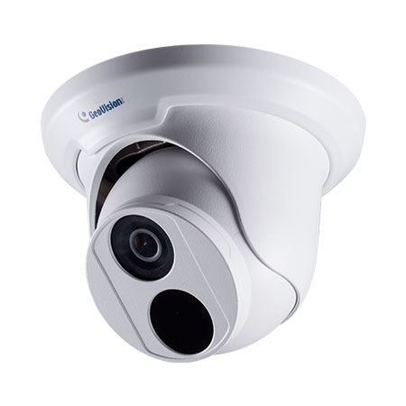 [DISCONTINUED] GV-EBD2702 Geovision 2.8mm 30FPS @ 1080p Outdoor IR Day/Night WDR Eyeball IP Dome Security Camera 12VDC/PoE
