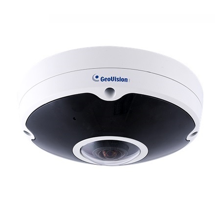 [DISCONTINUED] GV-FER12700 Geovision 1.2mm 20FPS @ 12MP Outdoor IR Day/Night WDR Fisheye IP Security Camera 12VDC/PoE