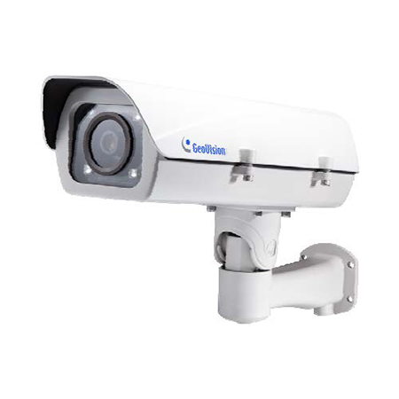 GV-LPC2210 Geovision Motorized Varifocal 30FPS @ 1920 x 1080 Outdoor IR LPR IP Security Camera 24VAC/48VDC/PoE++