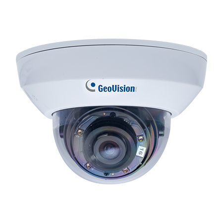 [DISCONTINUED] GV-MFD4700-2F Geovision 3.6mm 20FPS @ 4MP Indoor Day/Night Dome IP Security Camera 12VDC/PoE