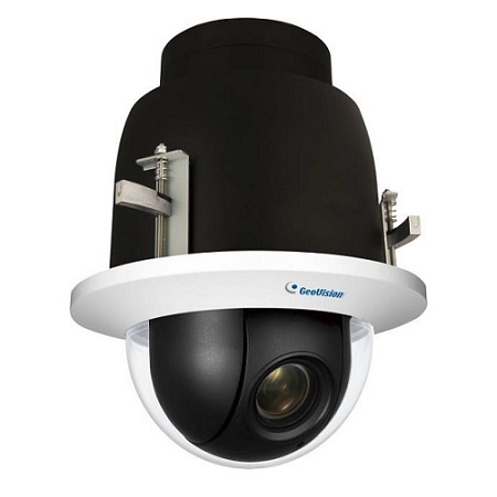 GV-QSD5730 Geovision 4.6~152mm 33x Optical Zoom 30FPS @ 5MP Indoor Day/Night WDR PTZ IP Security Camera 24VAC/PoE