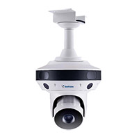 GV-SPTZ50020 Geovision 2-in-1 4 x 3.93mm 15FPS @ 4000 x 3000 Outdoor IR Day/Night WDR Panoramic IP Security Camera with 4.7~103mm 20x Optical Zoom 60FPS @ 1080p Outdoor IR Day/Night PTZ IP Security Camera 24VAC/24VDC - Special Order