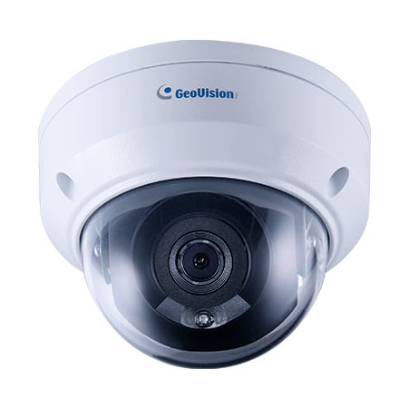 [DISCONTINUED] GV-TDR4703-2F Geovision 2.8mm 30FPS @ 4MP Outdoor IR Day/Night WDR Dome IP Security Camera 12VDC/PoE