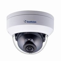 GV-TDR4704-2F Geovision 2.8mm 30FPS @ 4MP Outdoor IR Day/Night WDR Dome IP Security Camera 12VDC/PoE