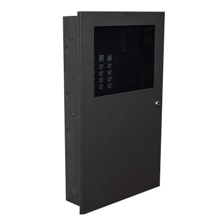 HMX-DPS100/P Evax by Potter High-Rise Voice Evacuation Distributed Panel with Fire Phone - 100W Single Channel - Gray