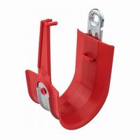 HPH64-25R Platinum Tools 4" Standard HPH J-Hook Size 64 - Red - 25 Pack