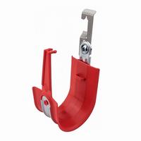 HPH64W-25R Platinum Tools 4" Batwing HPH J-Hook Size 64 - Red - 25 Pack