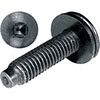 HS Middle Atlantic 100 Pieces Black Square Drive Screws with Washers
