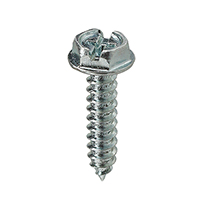 HWSMS1034 L.H. Dottie 10 x 3/4" Slotted Hex Washer Head Sheet Metal Screws - Zinc Plated - Pack of 100