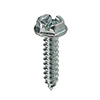 HWSMS1034 L.H. Dottie 10 x 3/4" Slotted Hex Washer Head Sheet Metal Screws - Zinc Plated - Pack of 100