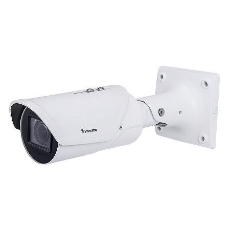 IB9387-EHT-A Vivotek 2.7~13.5mm Motorized 30FPS @ 5MP Outdoor IR Day/Night WDR Bullet IP Security Camera 12VDC/24VAC/PoE - Extreme Weather