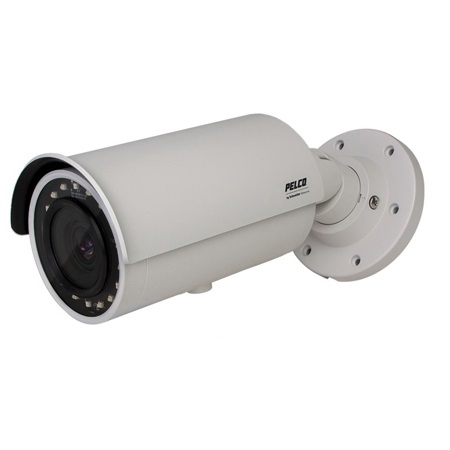 IBP221-1R Pelco 3-10.5mm Motorized 30FPS @ 1920 x 1080 Outdoor IR Day/Night WDR Bullet IP Security Camera 12VDC/24VAC/POE
