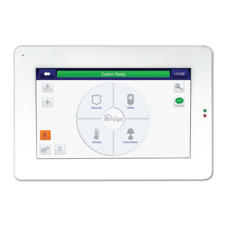 IBR-TOUCH-WL Napco iBridge/iSecure 7" Touchscreen for Security and Home Automation - Wireless Only System Connection