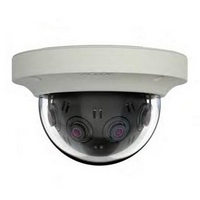 IMM12018-1EI Pelco 4.8mm 12FPS @ 2048 x 1536 Outdoor Day/Night WDR Multi-Sensor Panoramic In-ceiling Dome IP Security Camera PoE - Gray