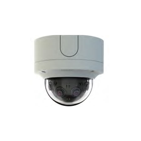 IMM12018-1S Pelco 4.8mm 12FPS @ 2048 x 1536 Indoor Vandal Day/Night WDR Multi-Sensor Panoramic Surface Dome IP Security Camera PoE - White
