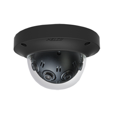 IMM12027-B1I Pelco 2.7mm 12FPS @ 2048 x 1536 Indoor Day/Night WDR Multi-Sensor Panoramic IP Security Camera - POE - In-ceiling - Black