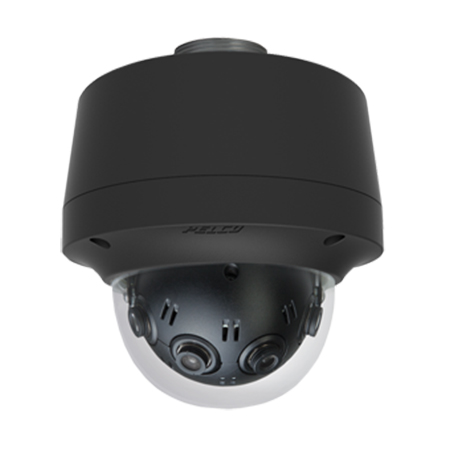 IMM12036-B1P Pelco 2.7mm 12FPS @ 2048 x 1536 Indoor Day/Night WDR Multi-Sensor Panoramic IP Security Camera - POE - Pendant - Black