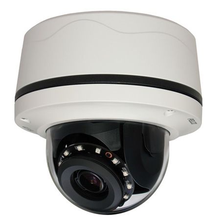 IMP221-1RS Pelco 3-10mm Varifocal 30FPS @ 1920 x 1080 Indoor IR Day/Night Dome IP Security Camera 24VAC/POE