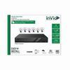 INVID-K82T56C InVid Tech 8 Channel NVR Kit 80Mbps Max Throughtput - 2TB with Built-in 8 Port PoE and 6 x 5MP 2.8mm Outdoor IR Turret IP Security Cameras