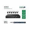 INVID-K82T86 InVid Tech 8 Channel NVR Kit 80Mbps Max Throughtput - 2TB with Built-in 8 Port PoE and 6 x 8MP 2.8mm Outdoor IR Turret IP Security Cameras
