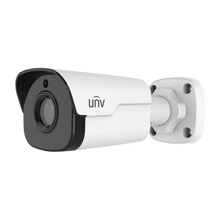 [DISCONTINUED] IPC2124ER3-DPF40 Uniview 4mm 20FPS @ 4MP Outdoor IR Day/Night WDR Bullet IP Security Camera 12VDC/PoE