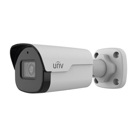 IPC2124SB-ADF28KM-I0 Uniview Prime I Series 2.8mm 30FPS @ 4MP LightHunter Outdoor IR Day/Night WDR Bullet IP Security Camera 12VDC/PoE