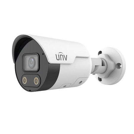 IPC2124SB-ADF40KMC-I0 Uniview Prime I Series 4mm 30FPS @ 4MP Tri-Guard Outdoor IR Day/Night WDR Bullet IP Security Camera 12VDC/PoE