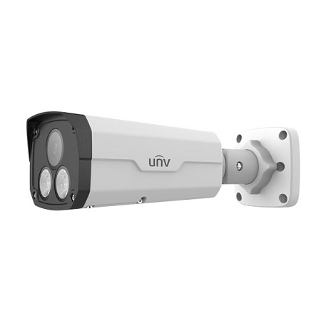 IPC2225SE-DF60K-WL-I0 Uniview Prime III Series 6mm 25FPS @ 5MP ColorHunter Outdoor White Light Day/Night WDR Bullet IP Security Camera 12VDC/PoE