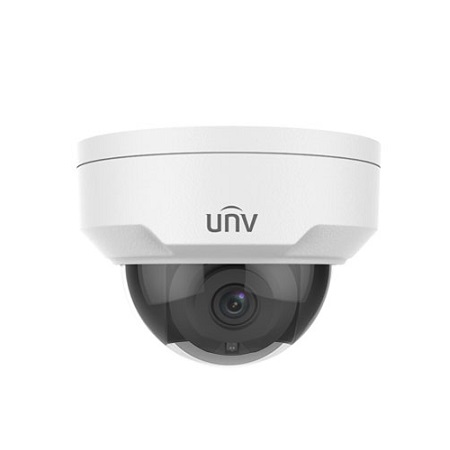 [DISCONTINUED] IPC324ER3-DVPF28 Uniview 2.8mm 20FPS @ 4MP Outdoor IR Day/Night WDR Dome IP Security Camera 12VDC/PoE