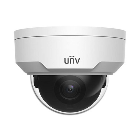 IPC325SB-DF28K-I0 Uniview Prime I Series 2.8mm 25FPS @ 5MP LightHunter Outdoor IR Day/Night WDR Dome IP Security Camera 12VDC/PoE