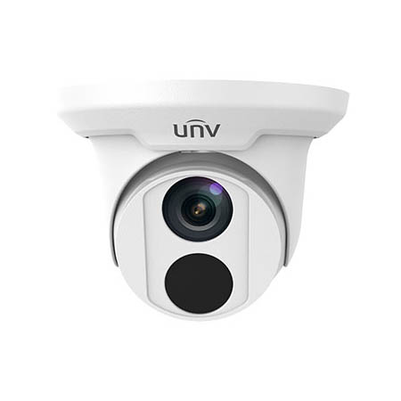 IPC3618SR3-DPF28LM-F Uniview Prime I Series 2.8mm 20FPS @ 8MP Indoor/Outdoor IR Day/Night WDR Eyeball IP Security Camera 12VDC/PoE