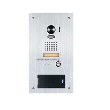 IS-IPDVF-RP10 Aiphone IP Vandal Res. Color Video Door STN Flush MT With HID Multiclass SE Smart Card Reader