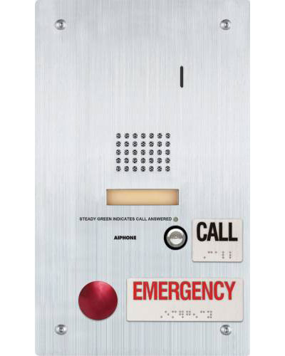 [DISCONTINUED] IS-SS-2RA AIPHONE AUDIO DOOR STATION STD & EMERGENCY CALL BUTTONS