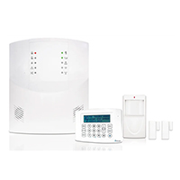 ISEC-KIT1 NAPCO iSecure Dual Path Cell/IP Verizon LTE Alarm System Kit with LCD Keypad, Wireless PIR and 2 x Wirless Window/Door Contacts