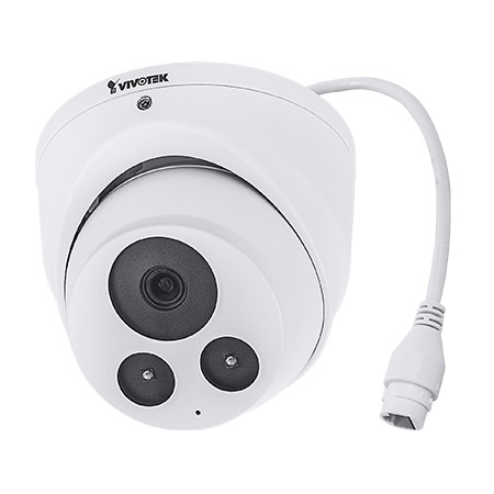 IT9380-HF3 Vivotek 3.6mm 20FPS @ 5MP Indoor/Outdoor IR Day/Night WDR Pro Turret IP Security Camera PoE