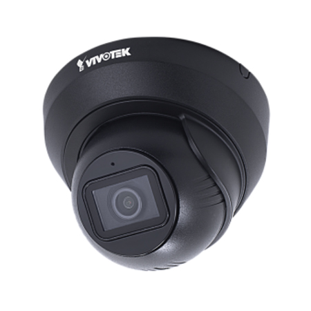 [DISCONTINUED] IT9389-H-F3-B Vivotek 3.6mm 30FPS @ 5MP Indoor/Outdoor IR Day/Night WDR Pro Turret IP Security Camera PoE - Black