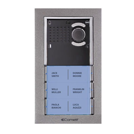 IV6F Comelit EZ-Pack Video Entry Panel Kit 6 Button - iKall Series