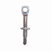 JH941-100 Platinum Tools Eye Lag Metal Screw - Self Drill with 1/4" Hole 100 Pack