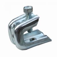 JH965-50 Platinum Tools Pressed Beam Clamp for 1/2" Flanges 1/4-20 Threaded Rod - 50 Pack