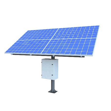 KBC-ALV5-1200W-4SPM KBC Networks 1200 Watt Advanced Remote Power Kit with 4 x 300W Solar Panel, 13" D x 21" W x 19" H Powder Coated Aluminum Enclosure and 4 x Side of Pole Solar Panel Mounts