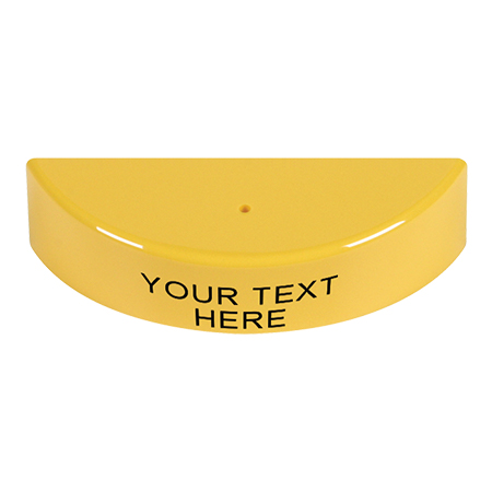 KIT-M06540-CY STI Replacement Hood with Non-Returnable Custom Text Label English - Yellow