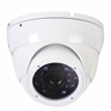 KPC-HNV522M-BSTOCK KT&C 3.6mm 30FPS @ 1080p Indoor/Outdoor IR Day/Night Turret Dome HD-SDI/Analog Security Camera 12VDC - White - BSTOCK